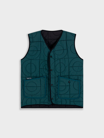CHALECO ACOLCHADO DOBLE FAZ - MOSAICO