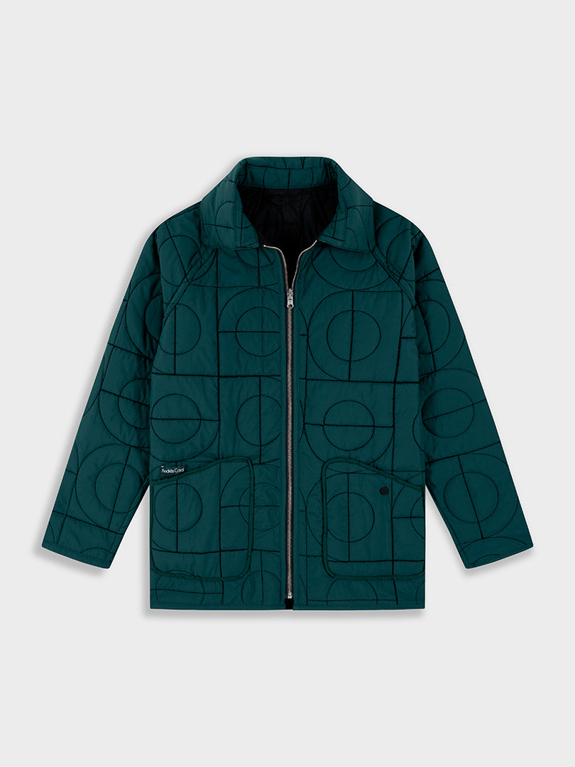 CHAQUETA ACOLCHADA DOBLE FAZ - MOSAICO