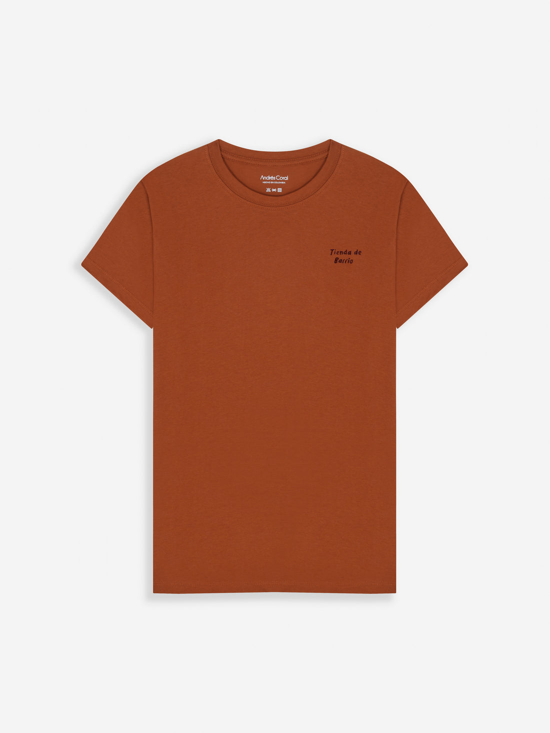 CAMISETA TERRACOTA 100% ALGODÓN - BORDADO TIENDA DE BARRIO
