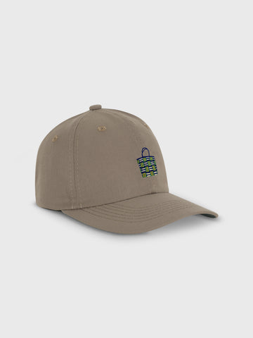 GORRA BEIGE - BORDADO CANASTO