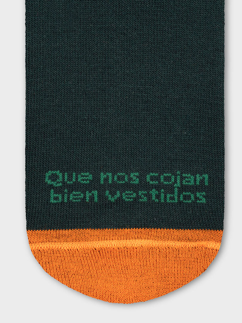 MEDIAS VERDES 100% ALGODÓN