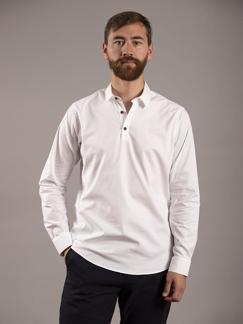 CAMISA BLANCA 100% ALGODÓN - POLO