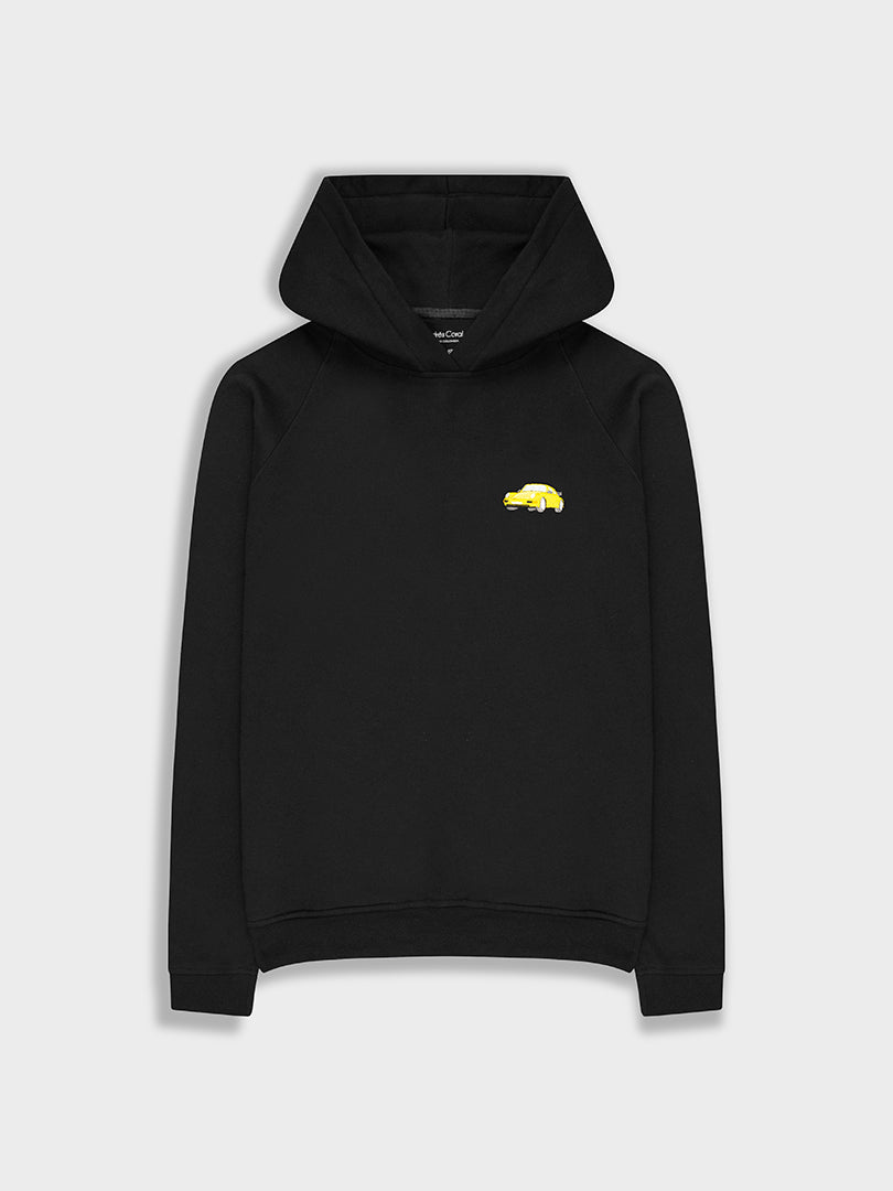 HOODIE NEGRO 100% ALGODÓN - PORSCHE 911