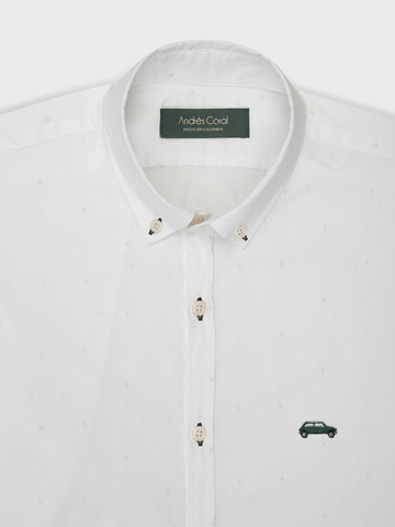 CAMISA BLANCA 100% ALGODÓN - BORDADO MINI