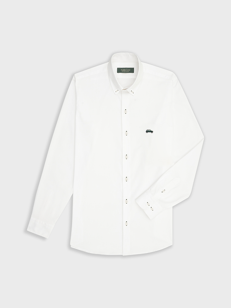 CAMISA BLANCA 100% ALGODÓN - BORDADO MINI