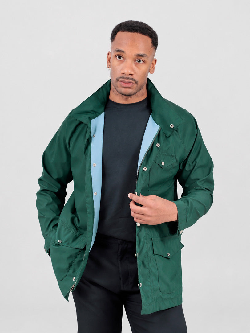 CHAQUETA VERDE IMPERMEABLE - IPIALES
