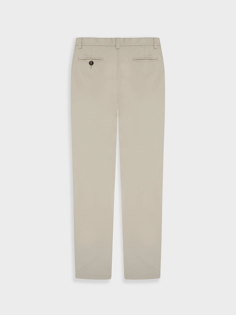 PANTALÓN BEIGE ALGODÓN- REGULAR FIT