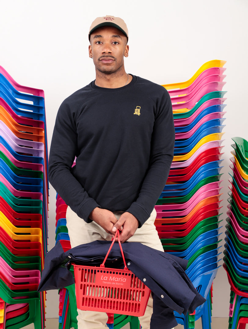 SWEATSHIRT AZUL 100% ALGODÓN - EL MERCADO